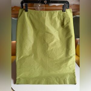 Barneys New York Lime Pencil Skirt